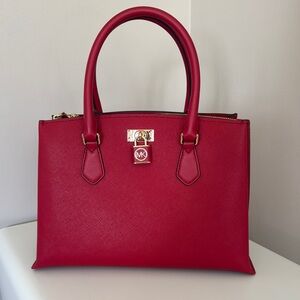 Michael Kors Cherry Red Satchel